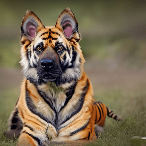 338201832 a hybrid between a German Shephard 0 7 and a tiger photography award winning documentary wildli